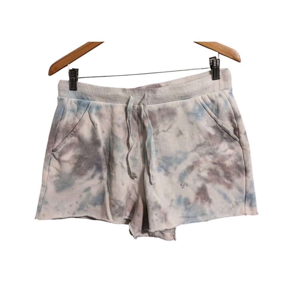 Free People Women's Blue Combo Kelly Washed Tie Dye Shorts Size Small - Picture 1 of 7